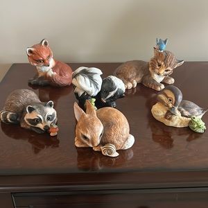 Franklin Mint Baby Animals 6 pieces